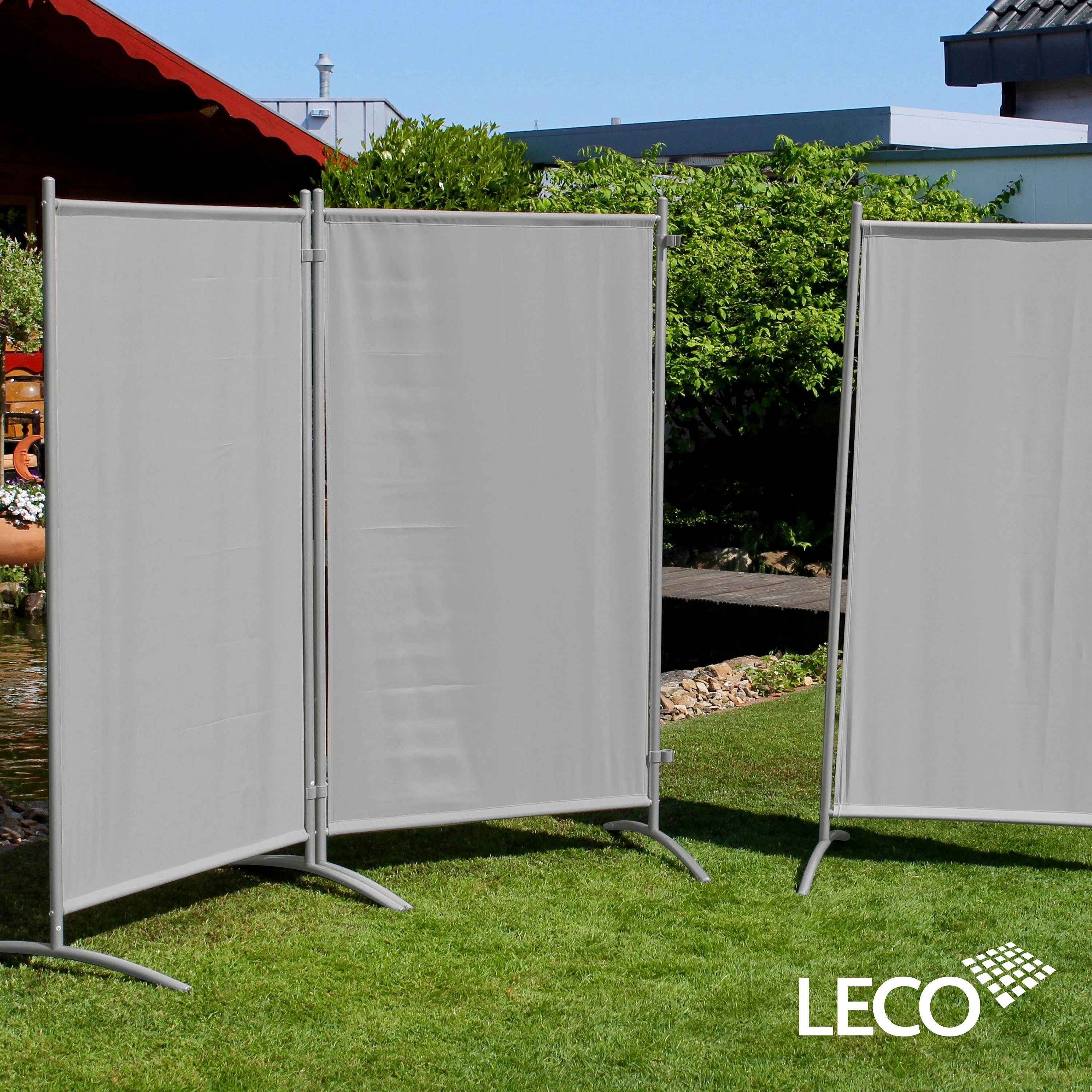 Leco Stellwand (Set), 3-teilig, Gesamtlänge: 260 cm