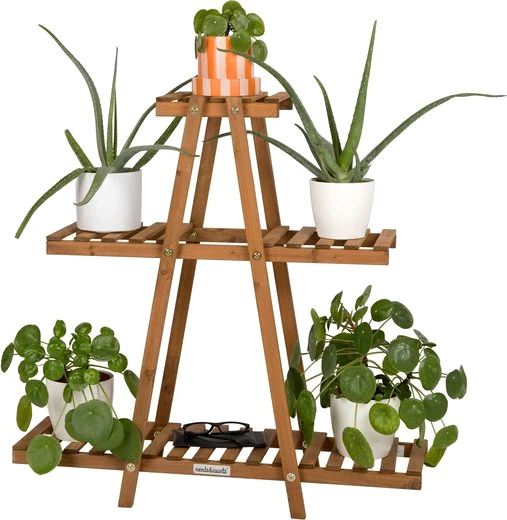 needs&wants® Blumenständer Pflanzenständer Blumentreppe Pflanzenregal Blumenregal Pflanzentreppe