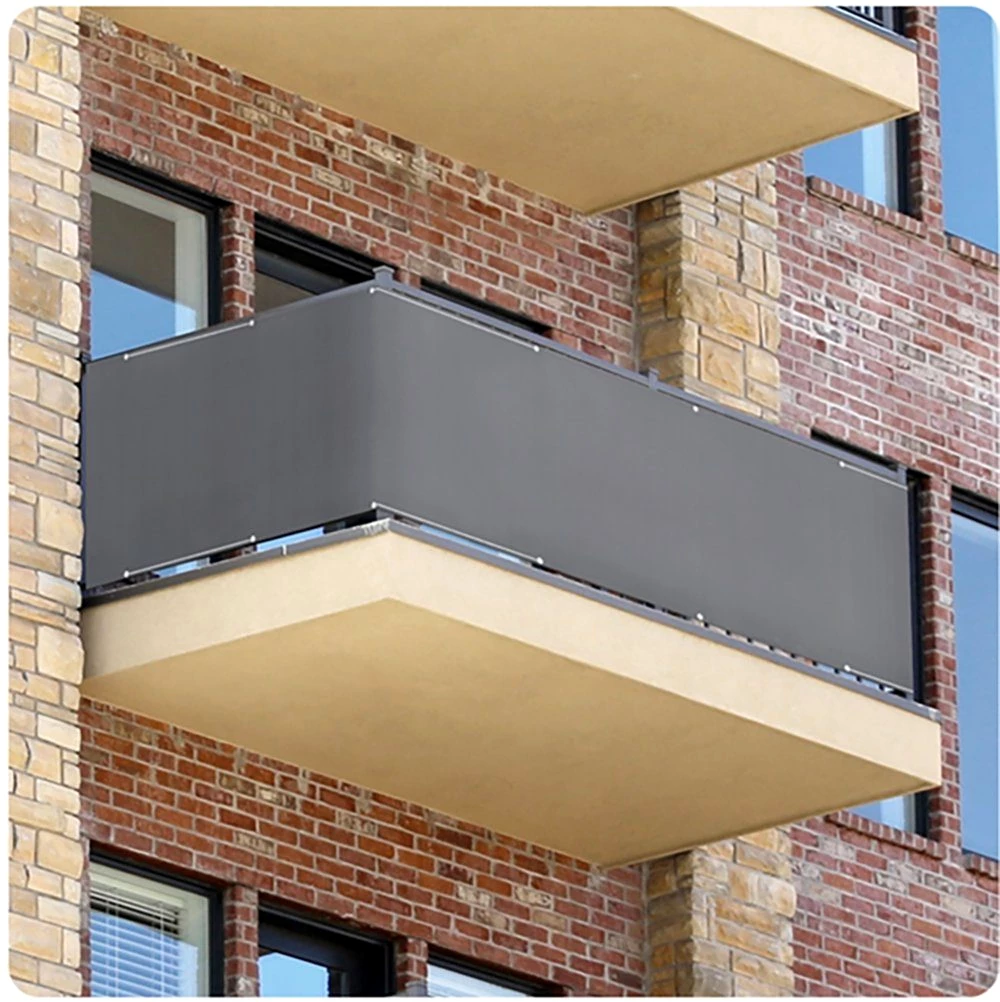 Sekey Balkonsichtschutz PES Wetterfest Sichtschutz Balkon Terrasse Balkonbespannung Windschutz