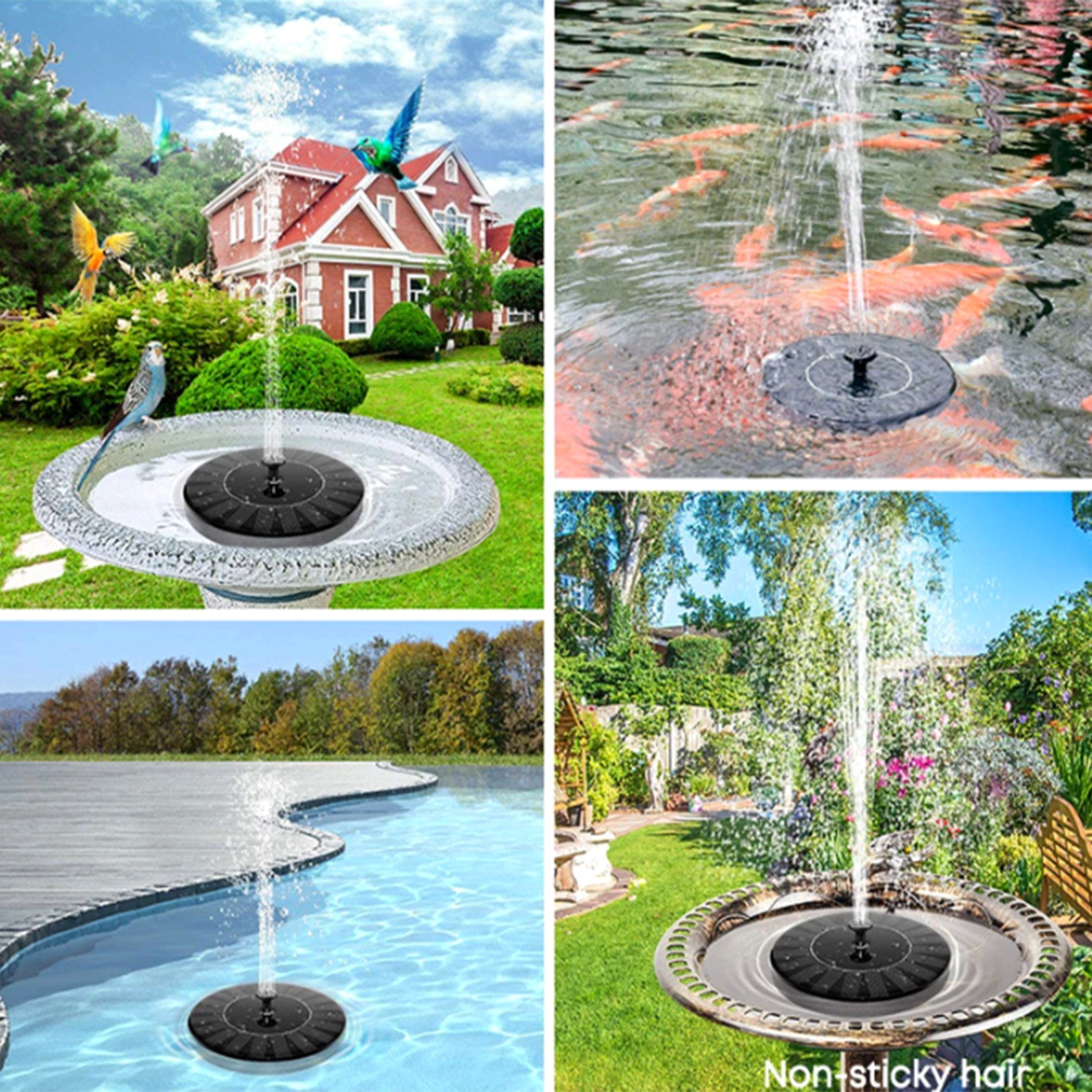 KINSI Solarpumpe Solarbrunnen,Gartenbrunnen,Teichpumpen,Springbrunnenpumpen,Farb-LEDs KINSI Solarpumpe Solarbrunnen,Gartenbrunnen,Teichpumpen,Springbrunnenpumpen,Farb-LEDs