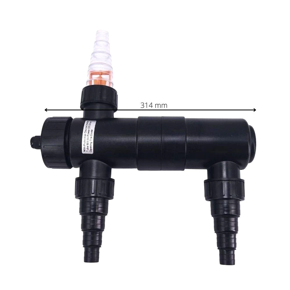 Aquaone UVC-Klärer AquaOne Cuv 111 Uvc Wasserklärer 11W Aquarium Teich Algenvernichter