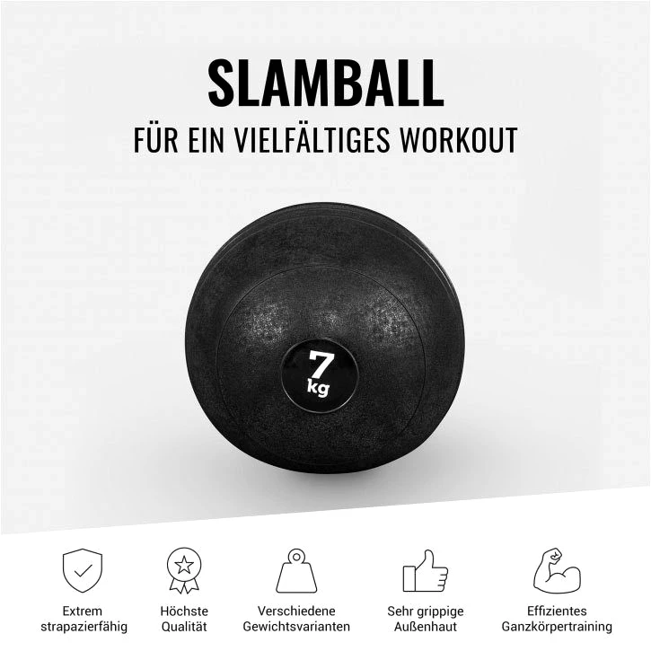 GORILLA SPORTS Medizinball Slamball 3-15 kg