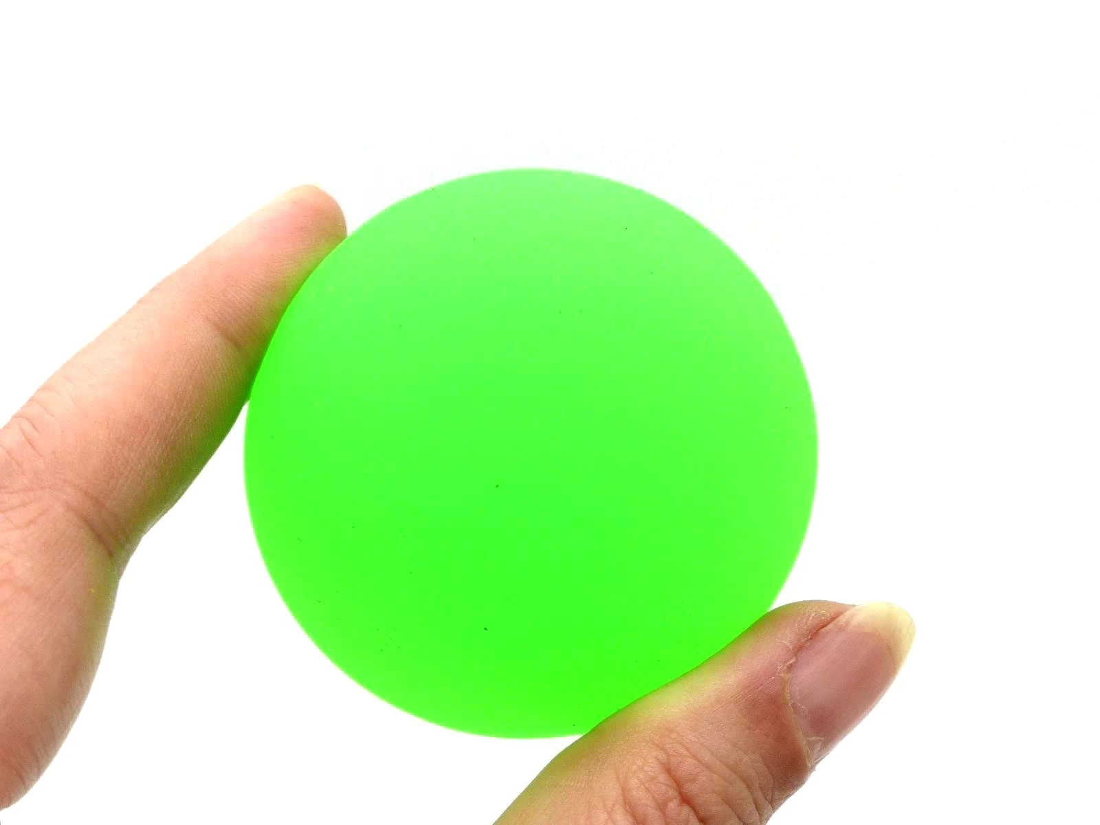 Kögler Flummi 5 x XL Flummi Ball neon Springball gelb, blau, pink, grün, orange 60mm