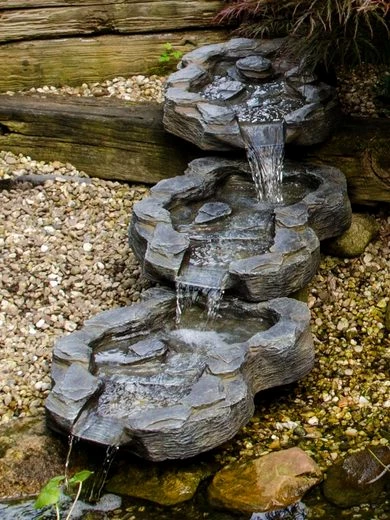 Köhko Bachlauf Köhko 3-teiliger Bachlauf Mulde-Mündung Wasserfall Quelle