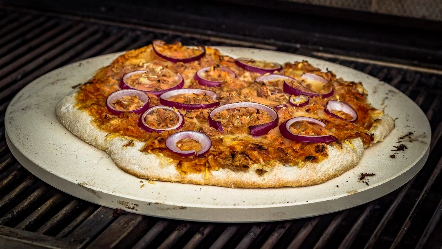 Grillfürst Aromaplanke Grillfürst Pizzastein 33 cm - Borussia Dortmund Edition