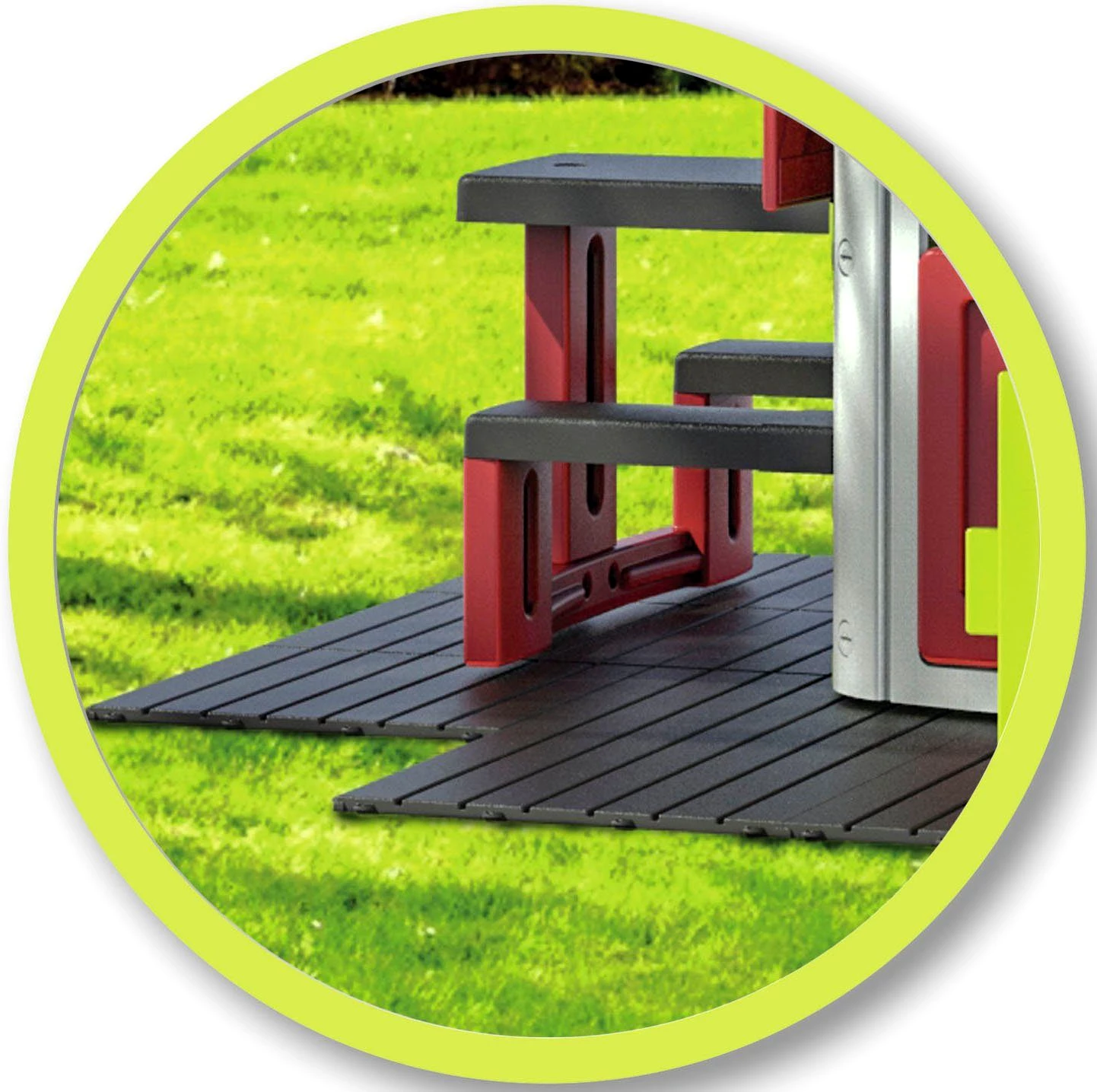 Smoby Spielhaus Bodenplatten-Set mit Klicksystem, Made in Europe