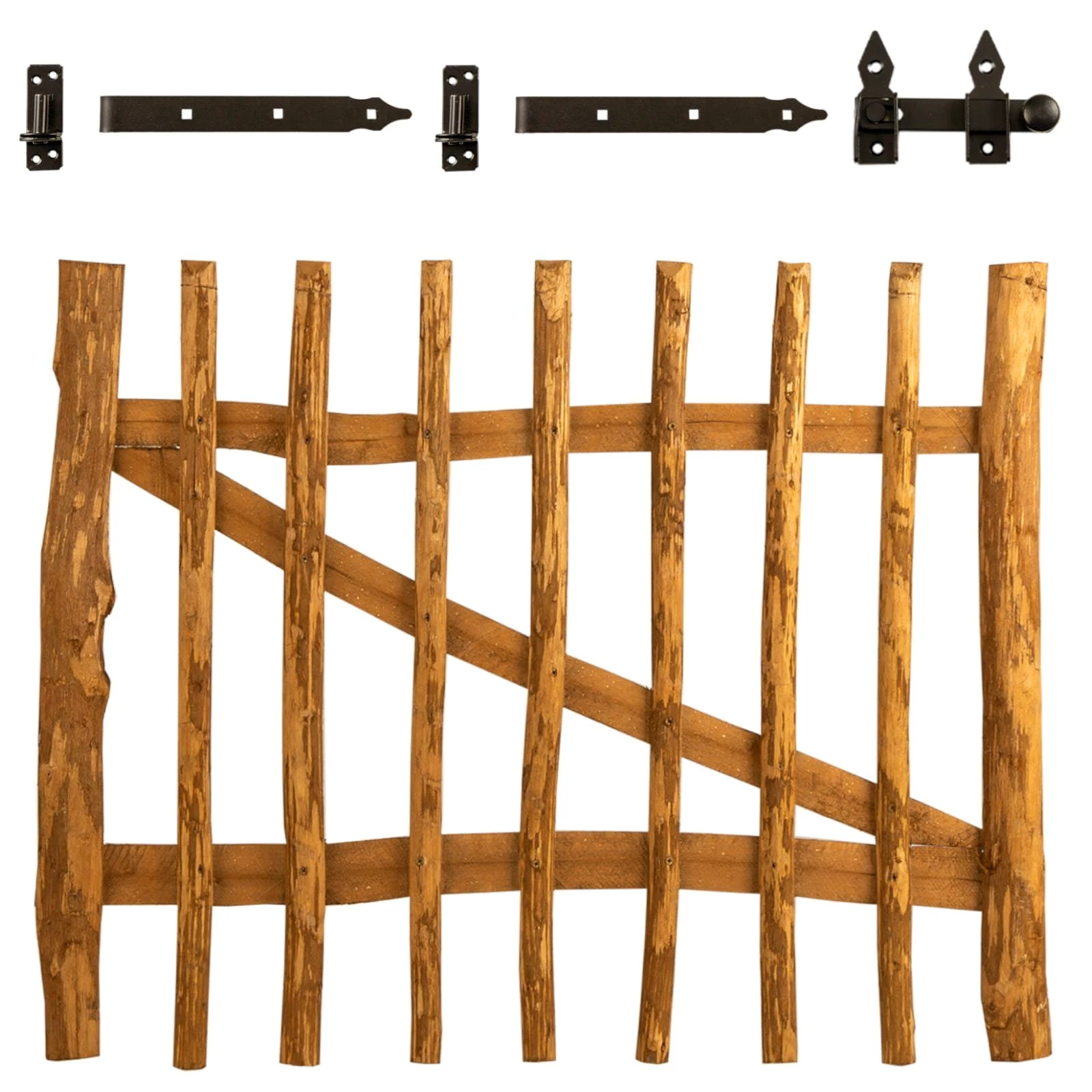 BooGardi Gartentor TI Gartentor imprägniert - Höhe: 150 cm - Lattenabstand: 3-5 cm 