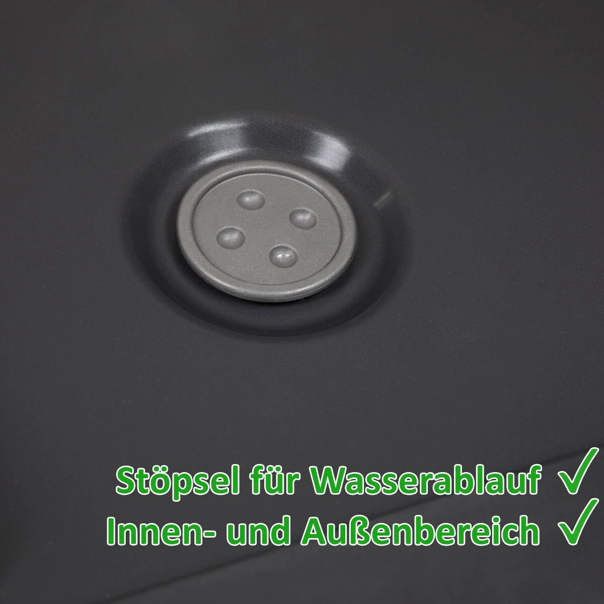 ONDIS24 Pflanzkübel Caro Beton Optik Blumenkübel mit Rollen aus Kunststoff 100% Recycled