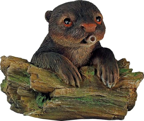 Ubbink Wasserspeier Otter, Schwimmt auf dem Wasser, BxLxH: 21x22x19 cm