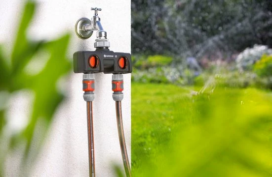 GARDENA 2-Wege Verteiler 8193-20, zum Betrieb von 2 Anschlussgeräten