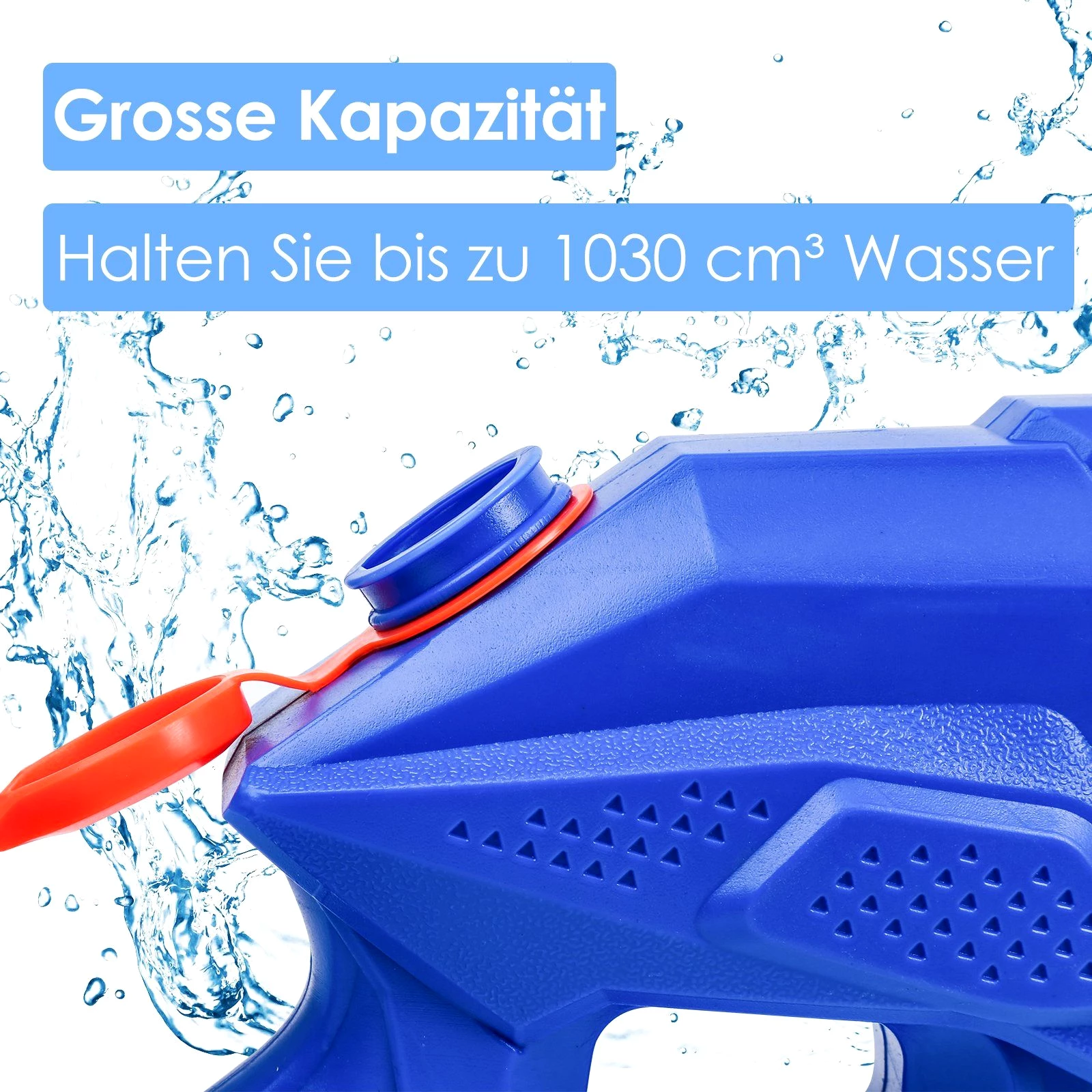 Bettizia Wasserpistole 2x Wasserpistole Klassiker Spielzeug Spritzpistole Pistole 11M 1030ML