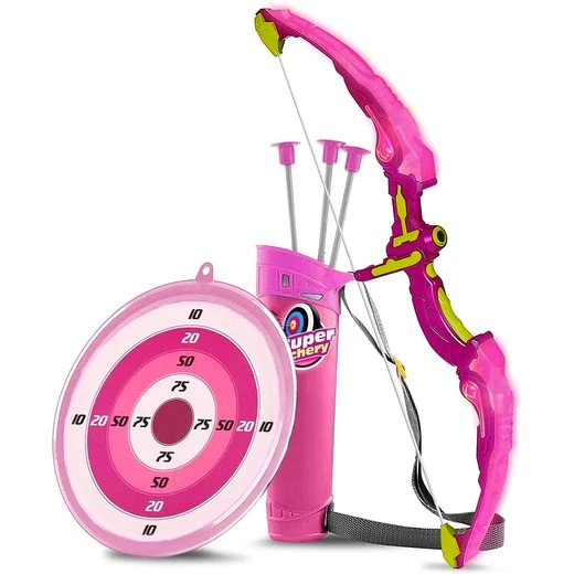 Oramics Kinderbogenset LED Bogenschießen Set Pfeil und Bogen für Kinder und Jugendliche