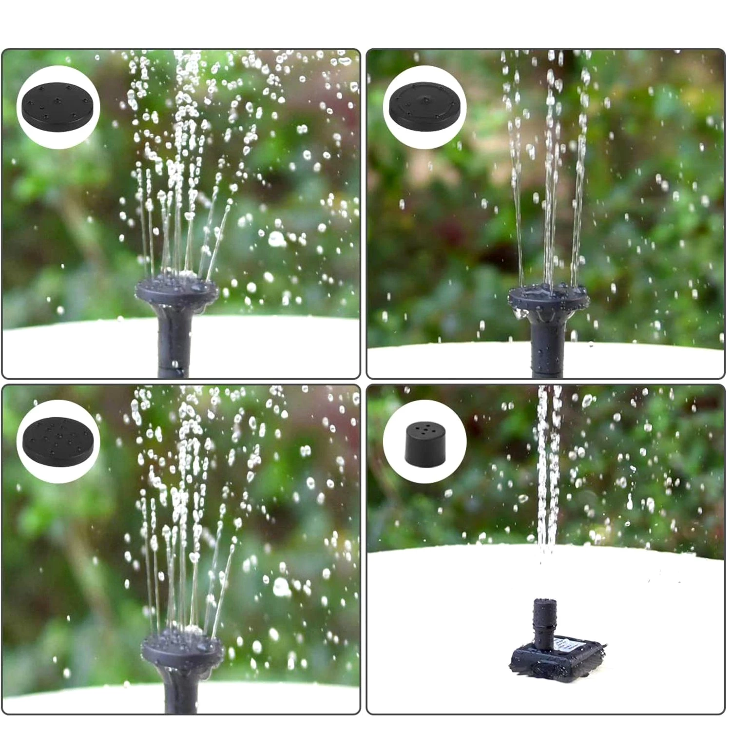 KINSI Solarpumpe Solar Teichpumpe, Outdoor Wasserpumpe, Garten-wasserpumpe
