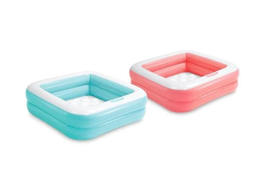Intex Planschbecken Play Box Pool aufblasbarer Boden 85x85cm Babypool Balkon, (1-tlg)