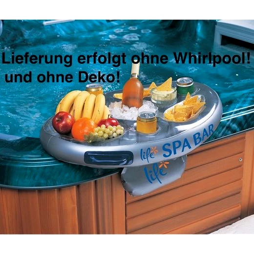 Life Whirlpool Life Spa Bar aufblasbare Minibar Whirlpool Tisch für Getränke und