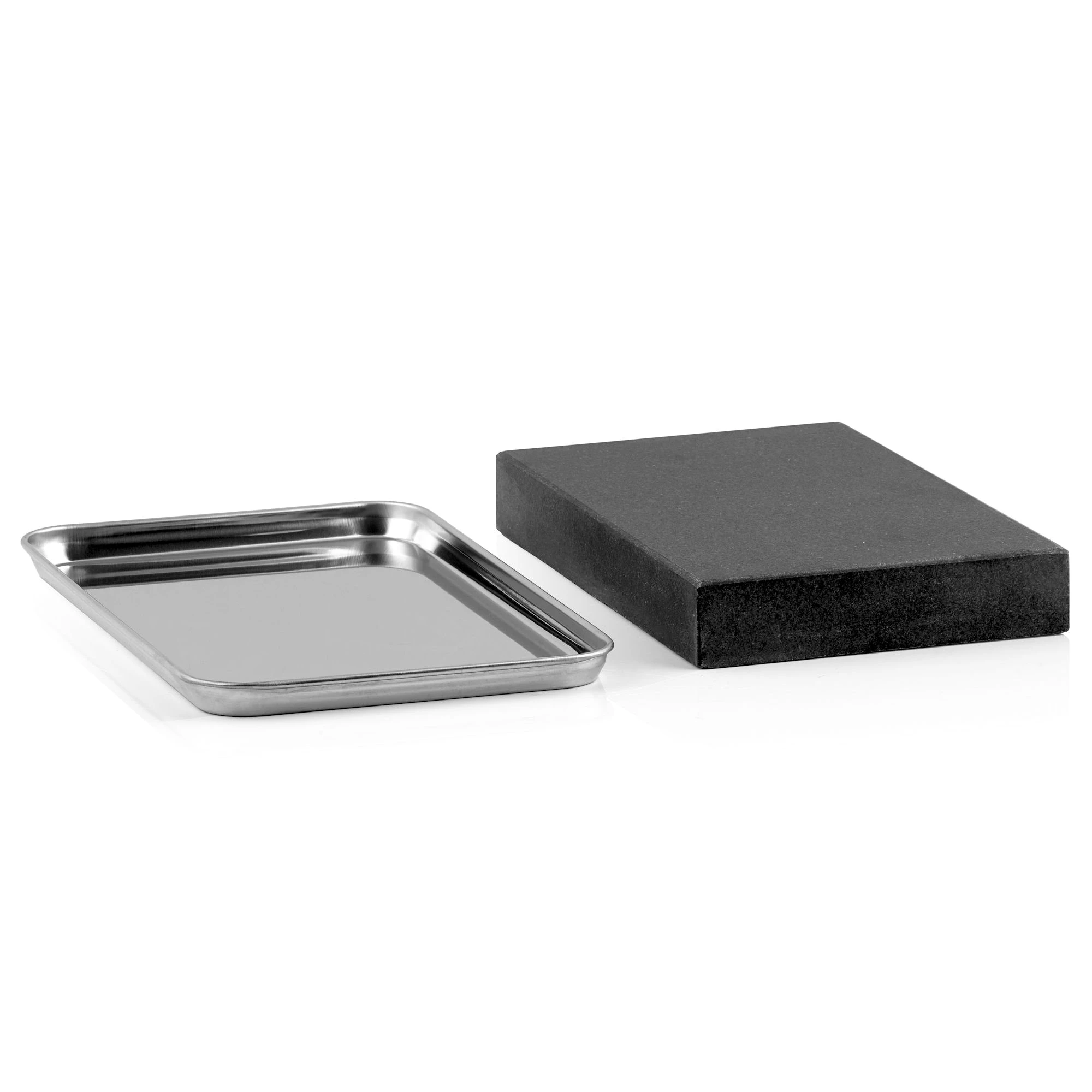 Mahlzeit Lavasteine Set (7-teilig), Set mit heißem Stein, Teller und Dipschalen