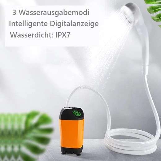 Tidyard Gartendusche Tragbare Außendusche,Campingdusche,installationsfrei,IPX7 wasserdicht