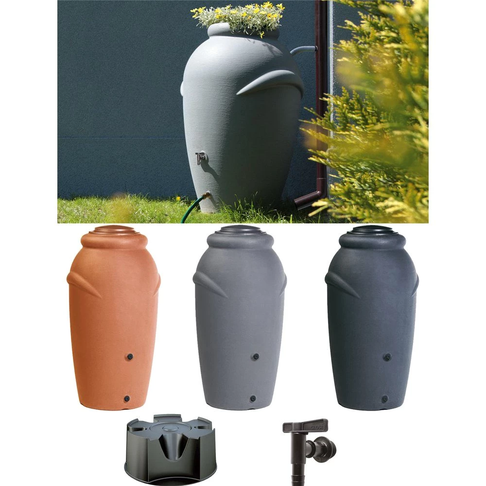 BigDean Wasserreservoir Universal Regenfass Standfuss für Regentonnen 210l 270l 300l 310l 360