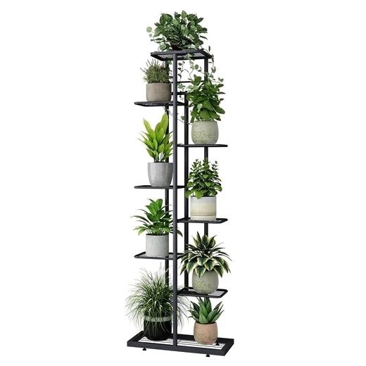 MULISOFT Blumenständer , Dunkelgrau, Höhe 145cm, für Garten oder Balkon