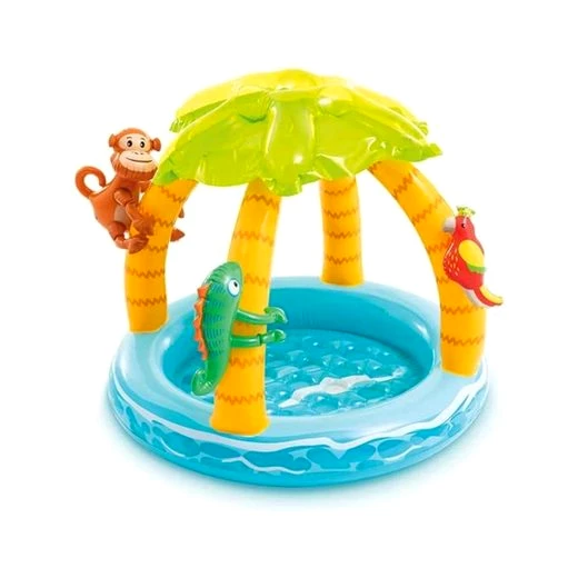 Intex Planschbecken 58417NP - Planschbecken - Tropical Island Babypool (102x86cm)