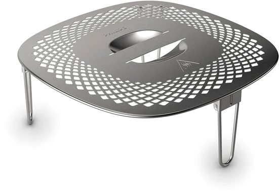 Philips Grillpfanneneinsatz HD9954/01 Snack Profi-Kit, Edelstahl, Silikon
