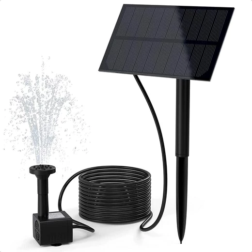 KINSI Solarpumpe Solar Teichpumpe, Outdoor Wasserpumpe, Garten-wasserpumpe