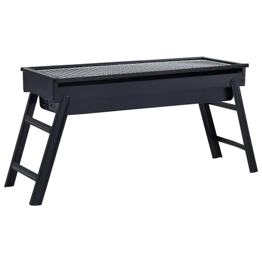 vidaXL Grillkamin Tragbarer Camping-Grill Stahl 60×22,5×33 cm