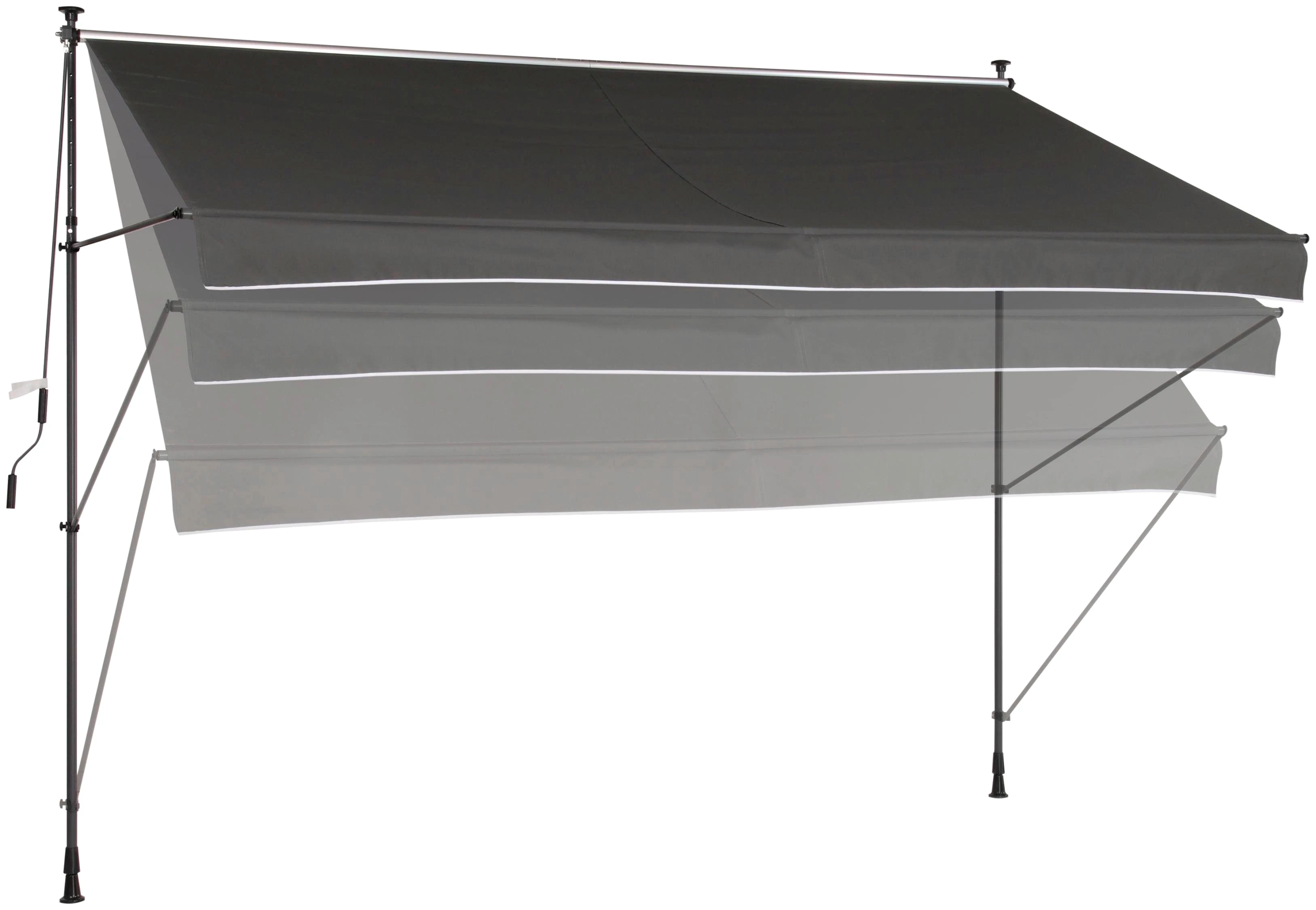 KONIFERA Klemmmarkise Breite/ Ausfall: 200/120 cm