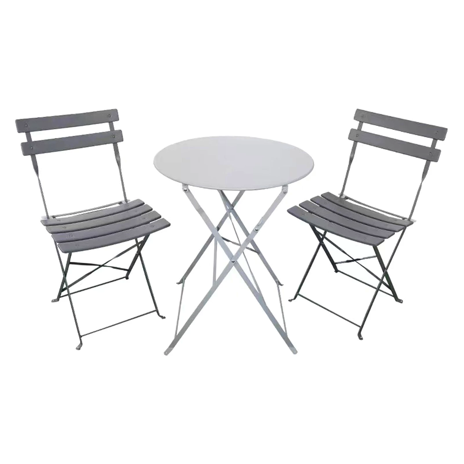 HTI-Living Balkonset Balkonmöbel Cavo, , Klapptisch Klappstühle 2 Personen Bistroset