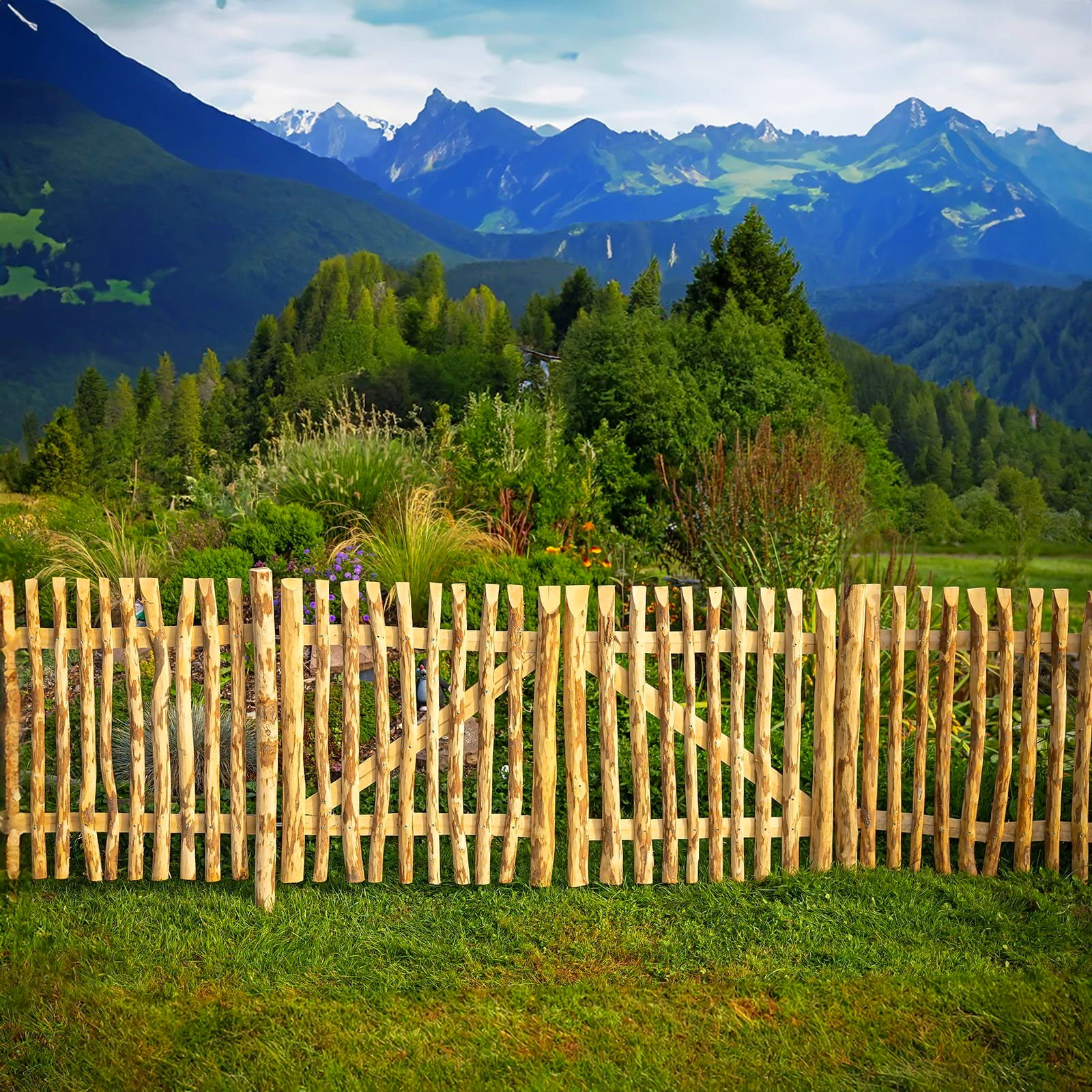 BooGardi Gartentor Staketentor Bausatz, , Gartentür Holztor Staketenzaun Zauntor Gartenzaun