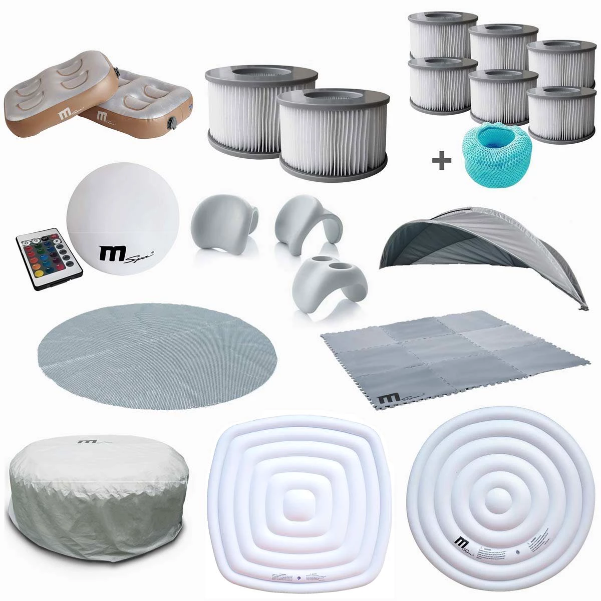 mSpa Whirlpool Zubehör für alle BRAST Pools Tekapo Ottoman