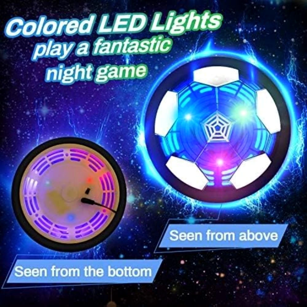 LENBEST Spielball LED Wiederaufladbar Indoor Fußball, Hover Ball