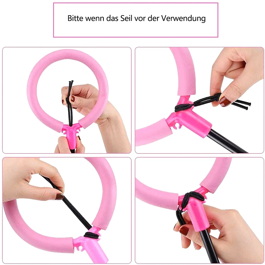 SOTOR Schleuderball Kinder Blinkender Springring,Sport Sprungball,Faltbarer Flash Jumping