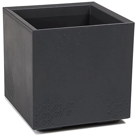 ONDIS24 Pflanzkübel Caro Beton Optik Blumenkübel mit Rollen aus Kunststoff 100% Recycled
