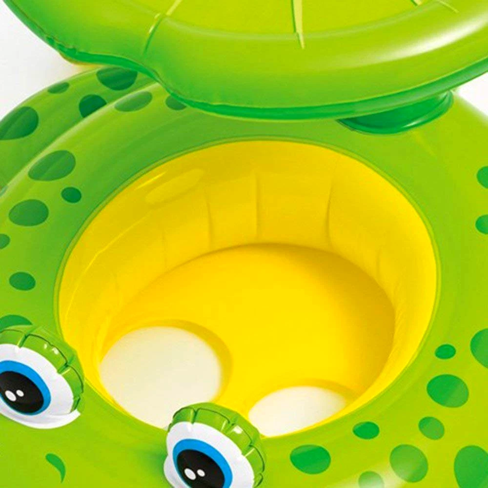 all Kids United Aufblasbare Schwimmfigur Baby Schwimmsitz, Babysitz Frosch Babyboot