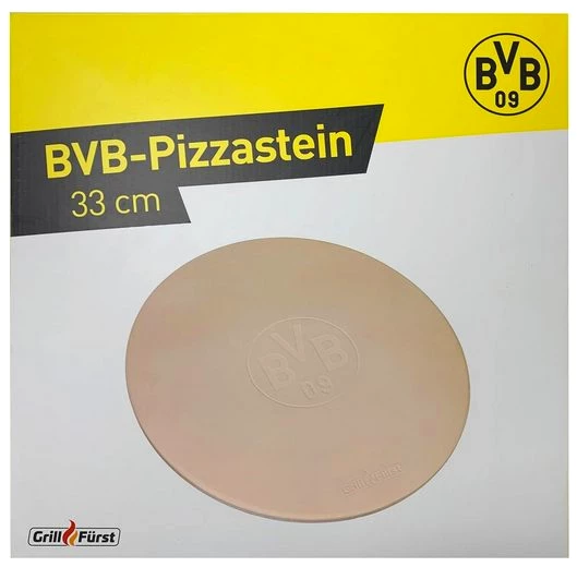 Grillfürst Aromaplanke Grillfürst Pizzastein 33 cm - Borussia Dortmund Edition